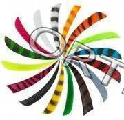 Оперение натуральное 4 Parabol RW-Yellow