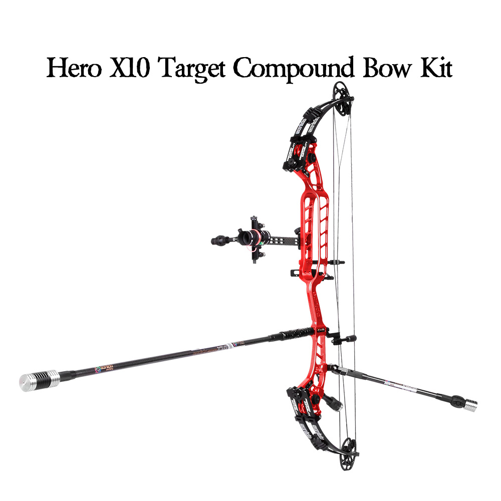 Спортивный блочный лук комплект Sanlida Hero X10 2.0 KIT