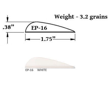 товар Оперение Arizona 1.6" белое