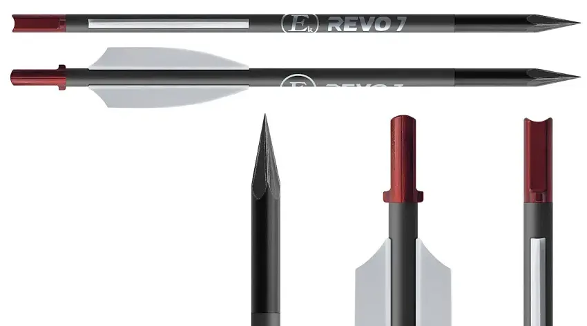 Стрела карбоновая 6,5" для арбалета Ek Revo 7 (комплект 10 шт.)																		