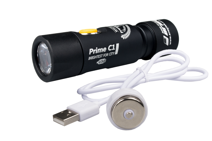  Фонарь Armytek Prime C1 Magnet USB Белый