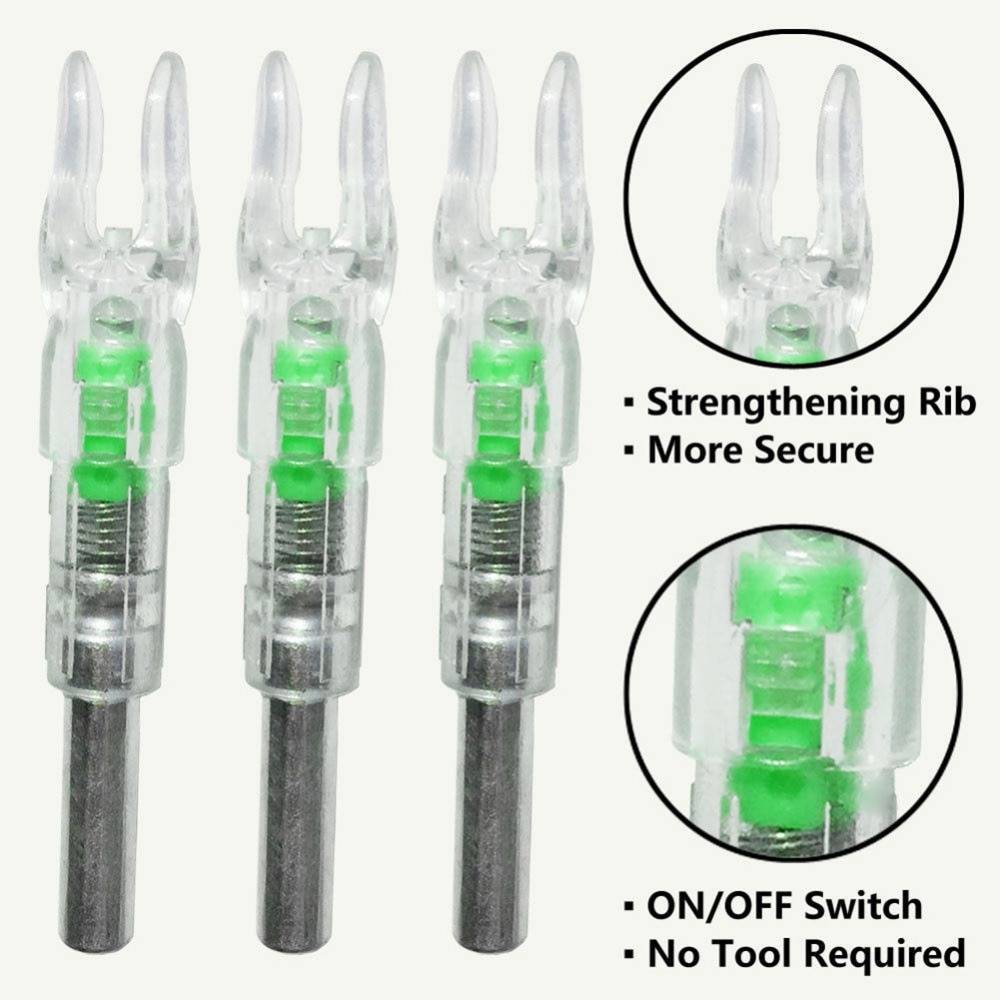 товар Хвостовик с подсветкой для лучных стрел (3шт.)