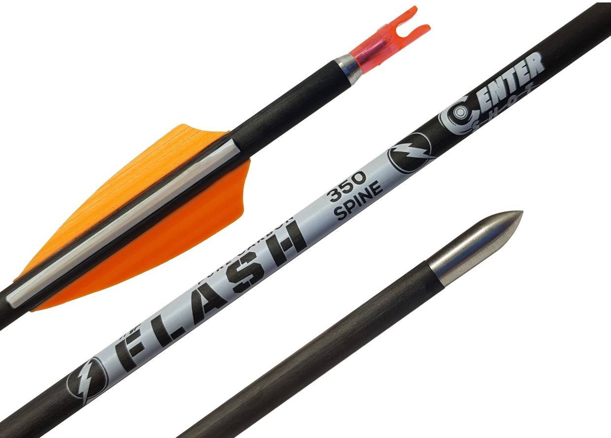 Стрела лучная карбоновая Flash 350  Стрела лучная карбоновая Flash 350