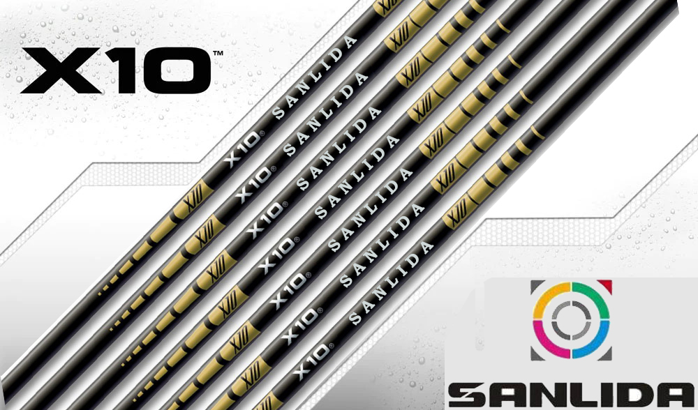 Трубка стрелы Sanlida X10 Shaft 12 шт (карбон-алюминий)