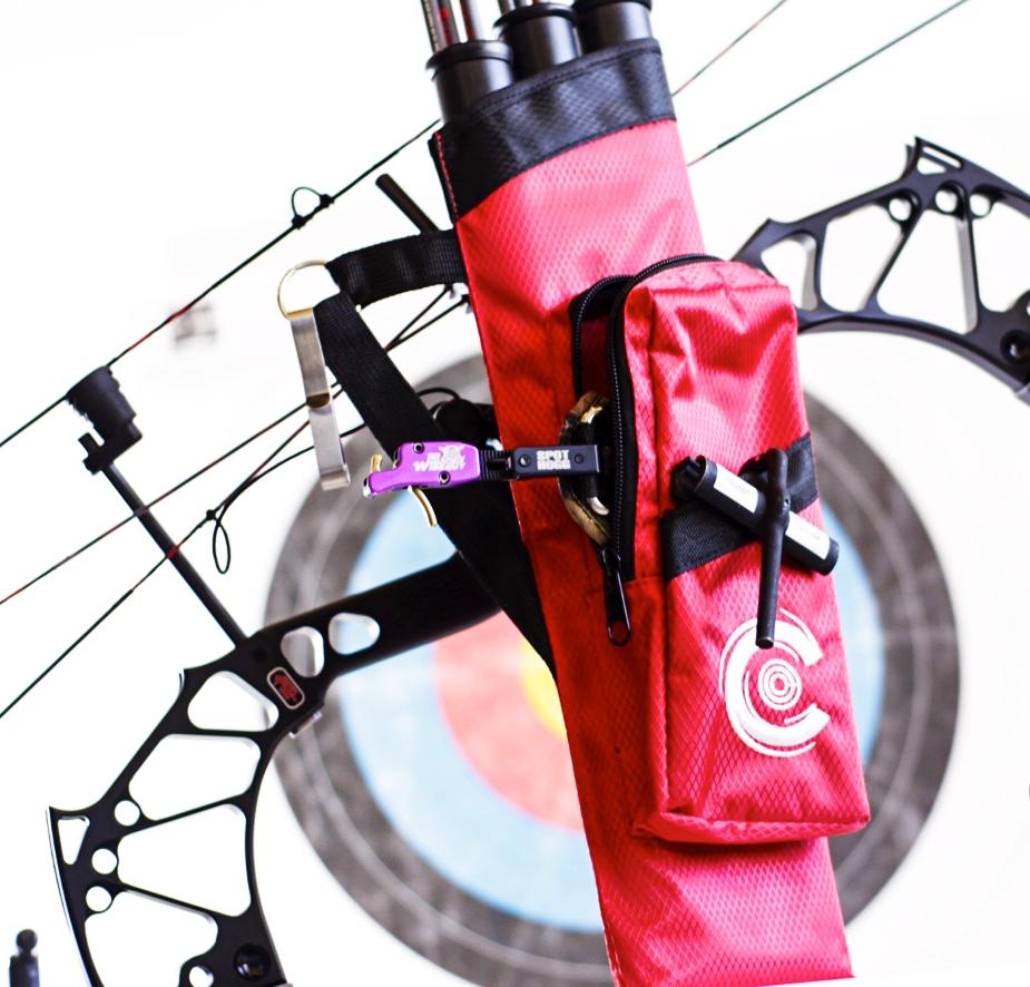 Колчан поясной basic plus (красный)