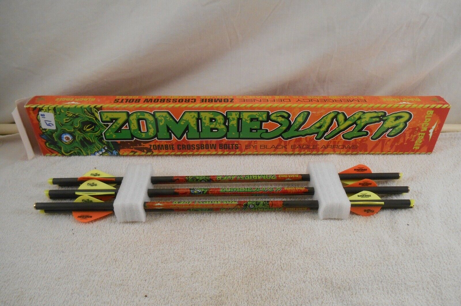 Стрела арбалетная Black Eagle Zombie Slayer 6 шт 22"