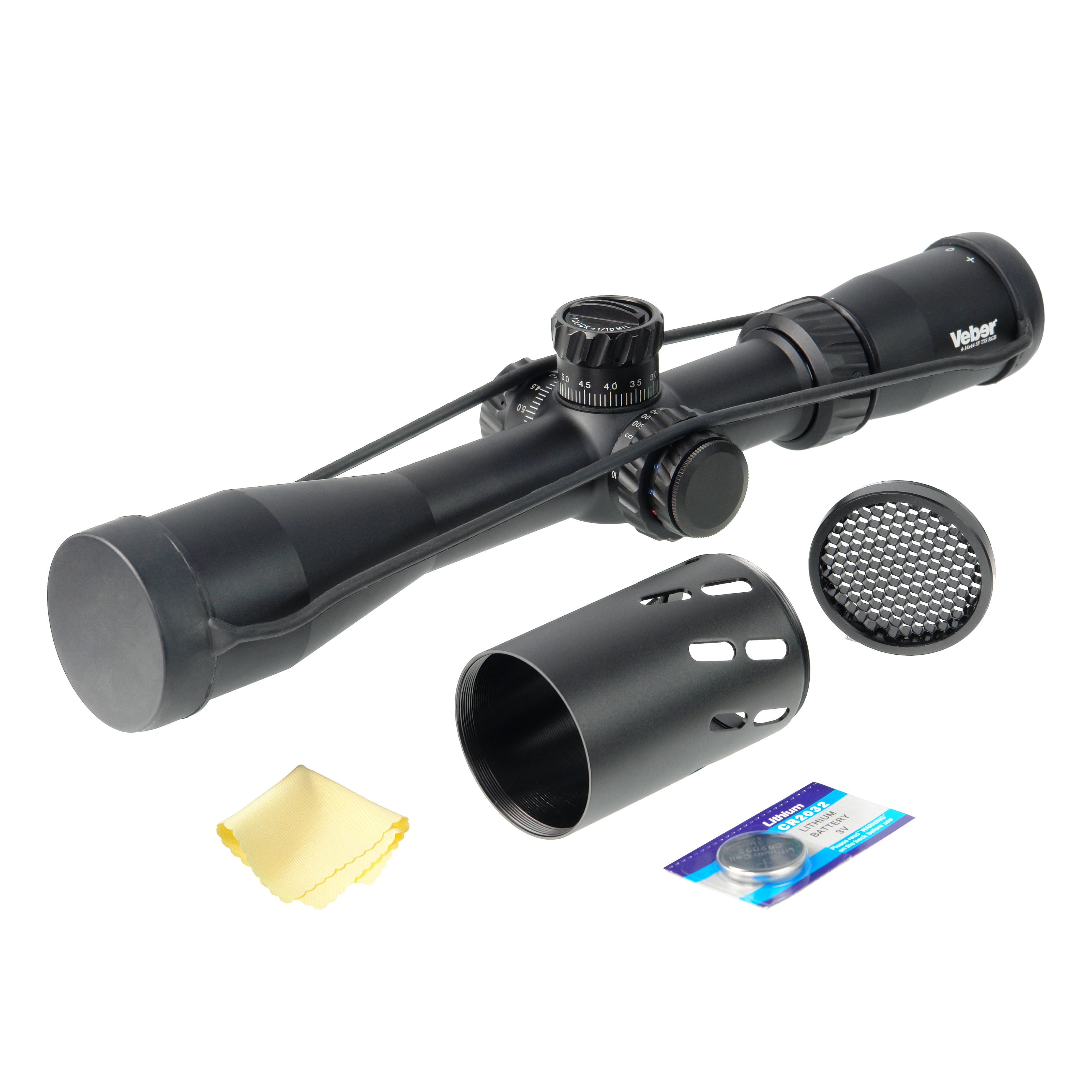 Прицел оптический Veber Black Russian 4-14x44 SF TSS RGB