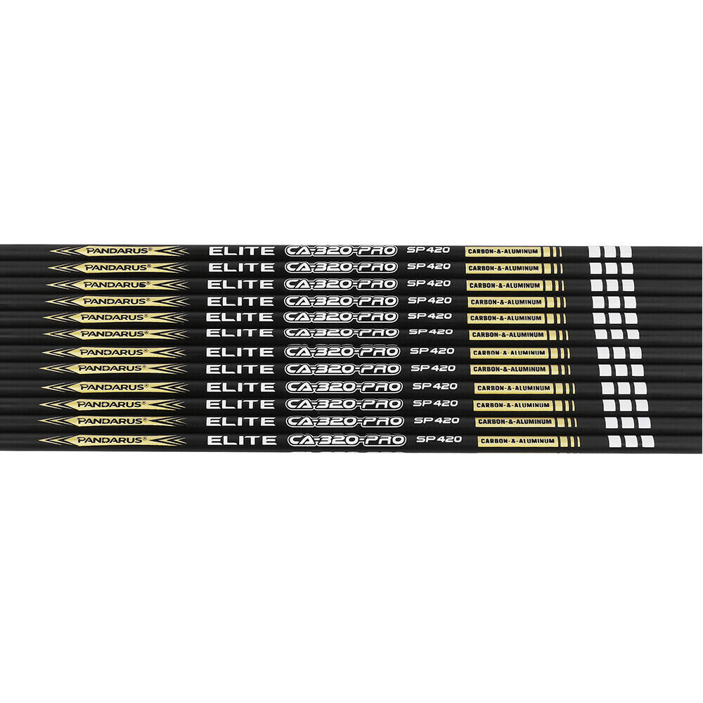 Трубка стрелы Pandarus Elite CA320 PRO 12 шт (карбон-алюминий)