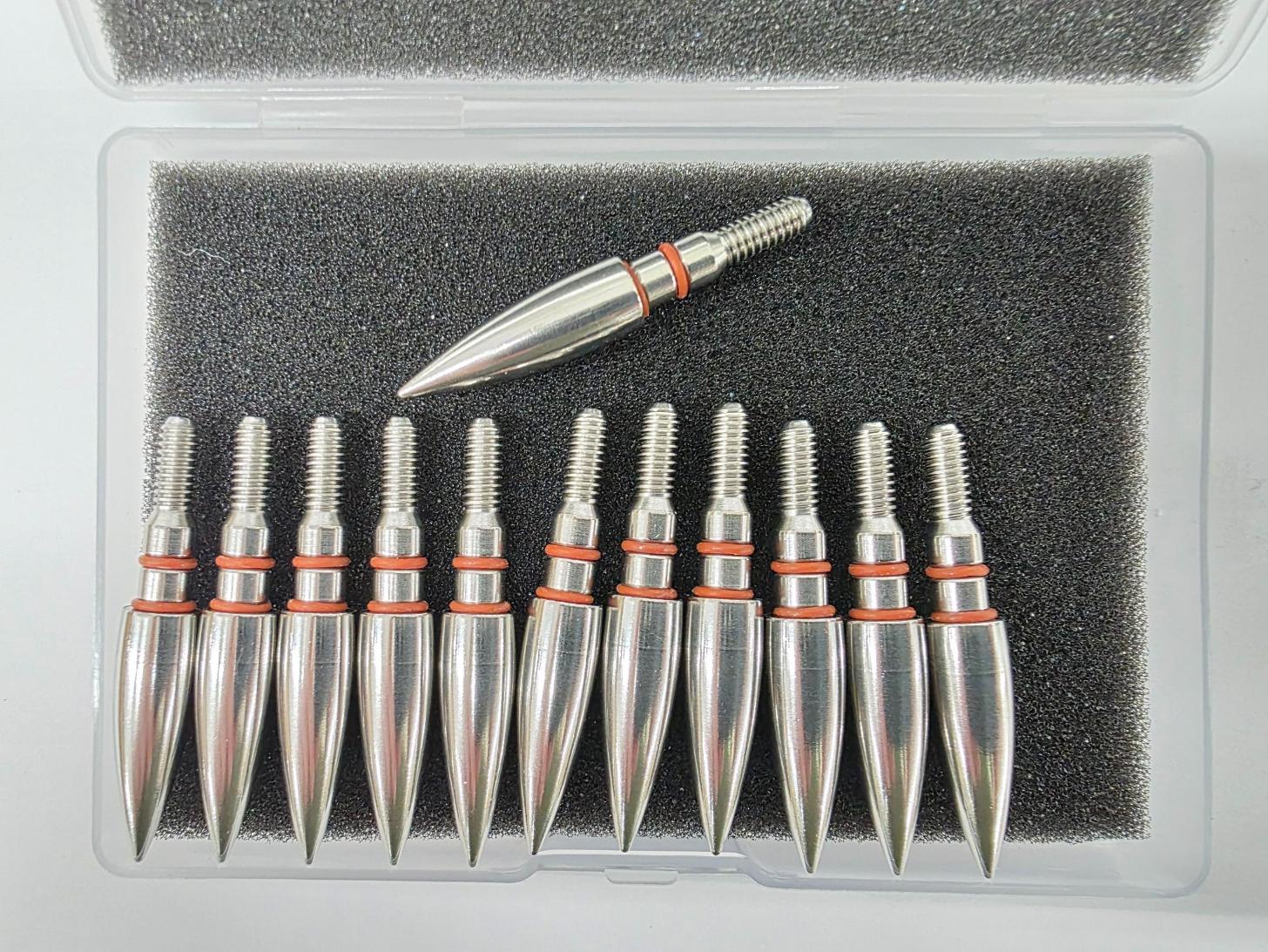 фото Наконечник для стрел Bullet point Stainles steel 5/16 125 гр 12 шт Наконечник для стрел Bullet point Stainles steel 5/16 125 гр 12 шт