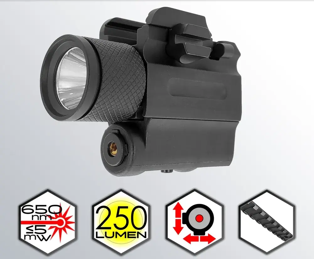 фото Фонарь тактический подствольный с ЛЦУ MGL-022R Фонарь тактический подствольный с ЛЦУ MGL-022R