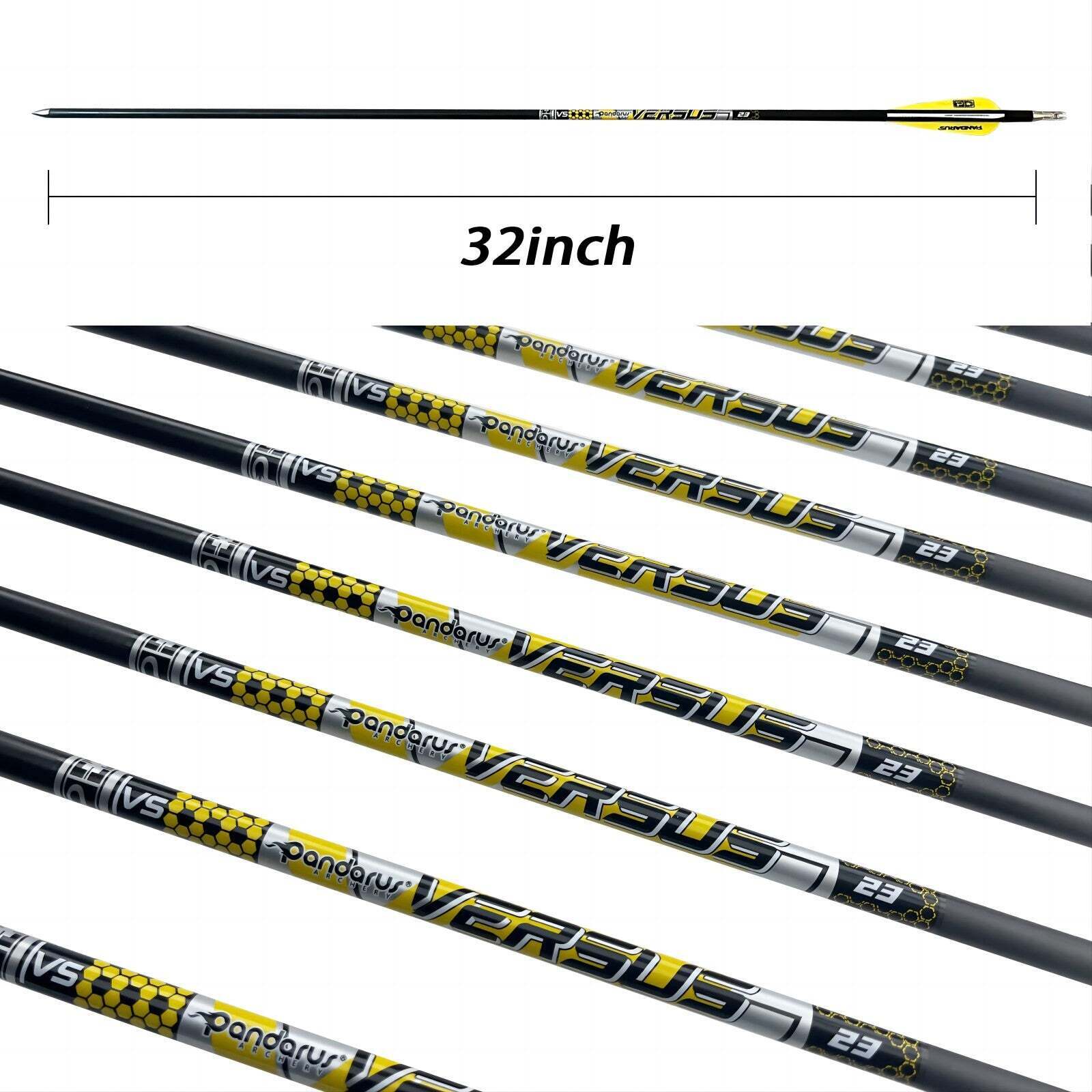 Трубка стрелы Pandarus Versus V1 6 шт (толстые)