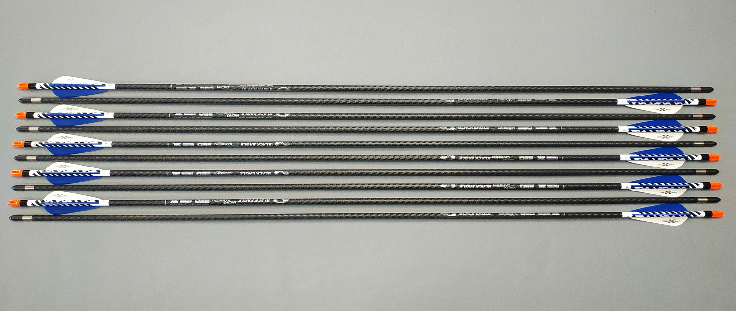 Стрелы Black Eagle Carbon Micro 350 10 шт